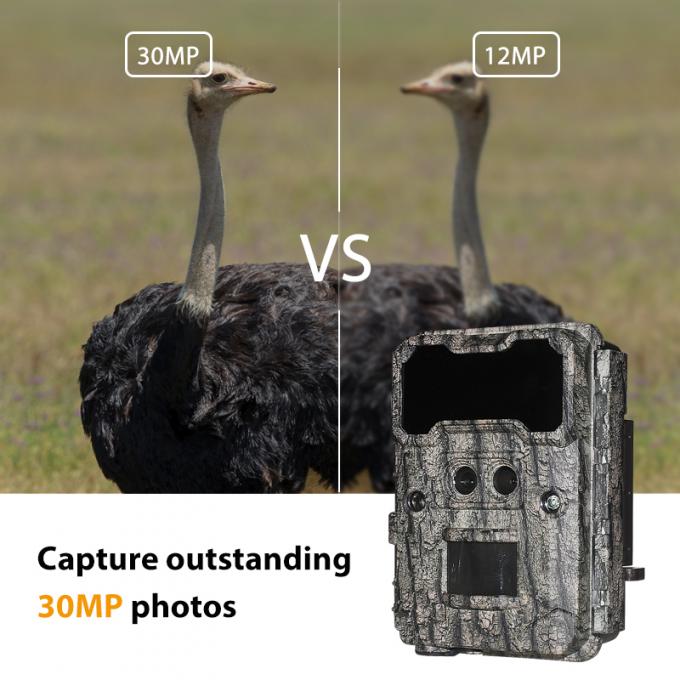 Infrarood Jachtcamera 30MP1080P Dual-lens Wildcamera's voor Buiten Wildval Waterdicht 940nm IR Camera 2