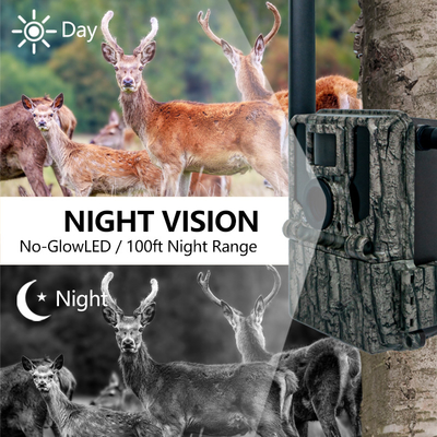 Keepguard 4G Cellular Wildlife Forest Trail Camera's met APP afstandsbediening 36MP 2K/30fps Wild Game