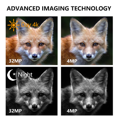 Outdoor Wildlife Hunting Camera tot 512GB Storage 32MP 4K bij 30fps KW866 0.25s Response Speed Deer Hunting Camera