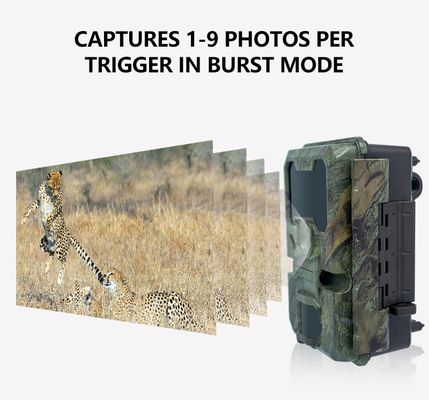 KW866 WIFI Jachtpad voor wilde dieren Camera waterdicht IP67 OEM/ODM 512GB opslag SD geheugenkaart 32MP 4K gemakkelijk te gebruiken