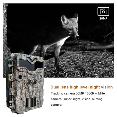 KW698A jachtcamera met dubbele lens 2 sensoren scoutingcamera 4K gamecamera makkelijk te navigeren eenvoudig te gebruiken