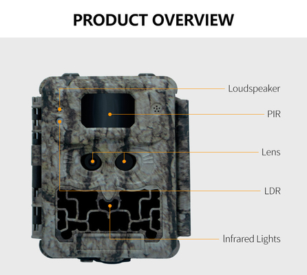 KW591 wildlife outdoor jachtcamera zonder gloed Twee sensor 1080P FHD jachtcamera nacht viison CMOS dubbele lens