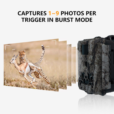 Wildlife Trail Camera Geen gloed 30MP beeld 1080P video waterdicht IP67 tot 512GB opslag Prijs concurrerend jachtcamera