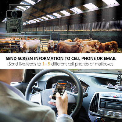 4G OEM/ODM draadloze proefcamera KW895 30MP 0,25s trigger snelheid ingebouwd in SIM-kaart IP67
