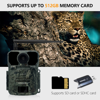 4G OEM/ODM draadloze proefcamera KW895 30MP 0,25s trigger snelheid ingebouwd in SIM-kaart IP67