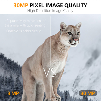 4G OEM/ODM draadloze proefcamera KW895 30MP 0,25s trigger snelheid ingebouwd in SIM-kaart IP67