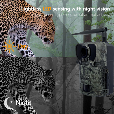 4G OEM/ODM draadloze proefcamera KW895 30MP 0,25s trigger snelheid ingebouwd in SIM-kaart IP67