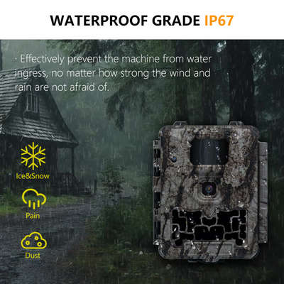 KW561 Trail Infra Cam Mini 30MP 0.25s Snelheid 4K Video Resolutie Waterdicht CMOS Sensor SD Me