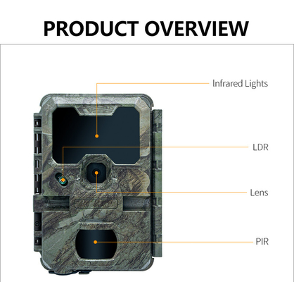KW788 Trail Camera jachtcamera Waterdicht 0.1s trigger 4K 32MP nachtzicht waterdicht infraroodcamera