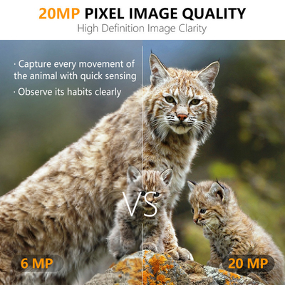 KW865 WIFI verborgen camera waterdicht IP67 20MP 0.6s trigger snelheid tot 512GB opslag nachtzicht trail Camera