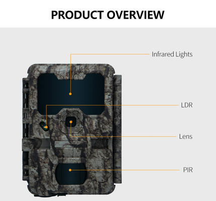KW865 WIFI verborgen camera waterdicht IP67 20MP 0.6s trigger snelheid tot 512GB opslag nachtzicht trail Camera