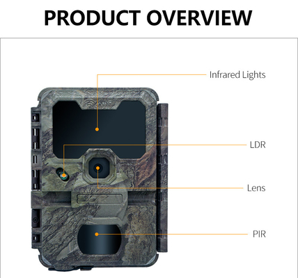 WIFI trail camera KW866 waterdicht IP67 OEM/ODM tot 512GB opslag SD geheugenkaart 32MP 4K wildlife camera
