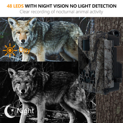 Trail Camera KW561 30MP 0.25s trigger Speed 4K Video Resolution Waterdicht IP67 tot 512GB opslag