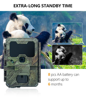 WIFI jachtcamera KW866 waterdicht IP67 OEM/ODM tot 512 GB opslag SD geheugenkaart 32MP 4K wildlife camera