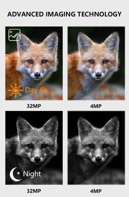 WIFI jachtcamera KW866 waterdicht IP67 OEM/ODM tot 512 GB opslag SD geheugenkaart 32MP 4K wildlife camera