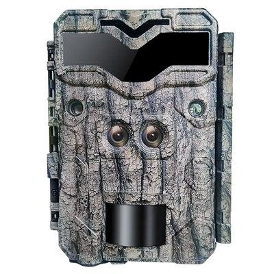 Ervaar de opwinding van de jacht met HD jachtcamera's 32MP Dual-Lens Trail Camera met 4K Video en 100ft Night Vision