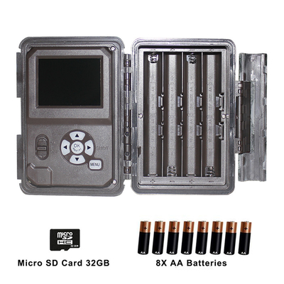 Ervaar de opwinding van de jacht met HD jachtcamera's 32MP Dual-Lens Trail Camera met 4K Video en 100ft Night Vision