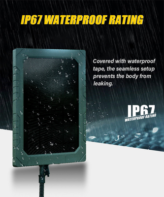 KS26 12W zonnepaneel aanvullende stroom ABS25 brandwerend materiaal IP67 waterdicht multi-interface verbinding