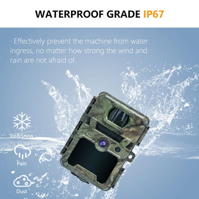Game Camera KW571 met waterdicht IP67 No-Glow CMOS Sensor 30MP foto 1080P 0.25s trigger snelheid nachtzicht