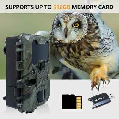 Nachtvisie Jachtcamera met kleine grootte KW788 0.1s trigger 32MP scherp beeld 4K video waterdicht IP67 voor de jacht