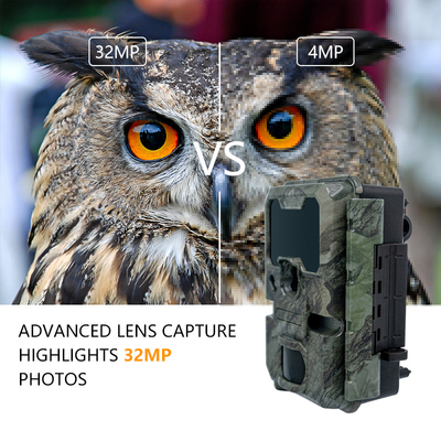 Nachtvisie Jachtcamera met kleine grootte KW788 0.1s trigger 32MP scherp beeld 4K video waterdicht IP67 voor de jacht