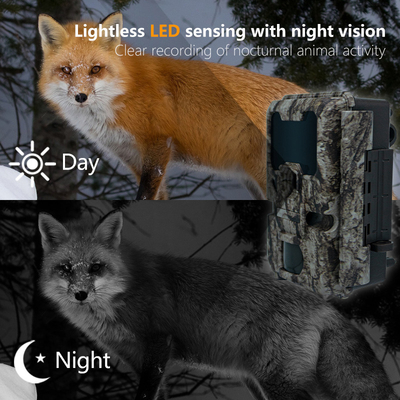 Jachtcamera met WIFI-verbinding KW865 waterdicht IP67 IR flitsbereik tot 82 voet nachtzicht 20MP/1080P voor het observeren van dieren in het wild