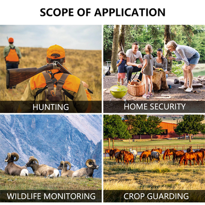 Wildlife Trail Camera Geen gloed 30MP beeld 1080P video waterdicht IP67 tot 512GB opslag Prijs concurrerend jachtcamera