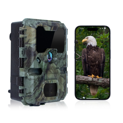Trail Camera Met Kleine Grootte KW788 0.1s Reactie 32MP scherp beeld 4K Video Waterdicht IP67 tot 512GB voor Wildlife Watching