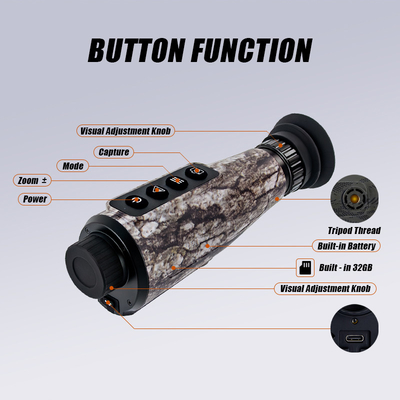 Blijf verbonden en neem je avonturen op met deze thermische beeldvorming monocular met Wi-Fi AP en 4000mAh batterijcapaciteit