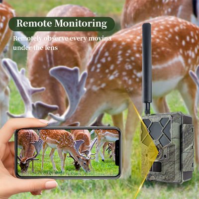 4G LTE mobiele app controle snelle trigger geen gloed lange werktijd jacht accessoire trail camera