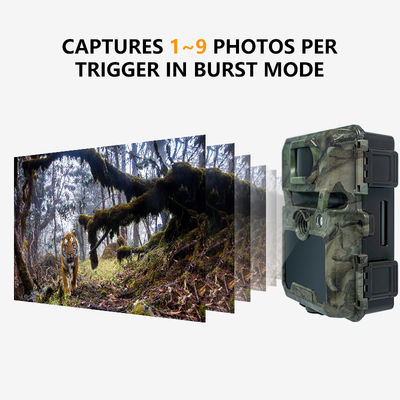 Mini draadloze wildlife scouting camera met 30MP camouflage IP66 waterdicht en PIR functie voor jacht en beveiliging