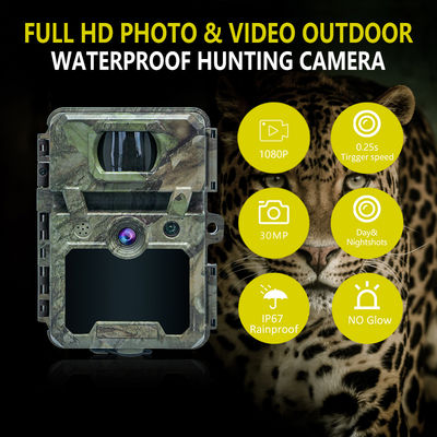 Mini draadloze wildlife scouting camera met 30MP camouflage IP66 waterdicht en PIR functie voor jacht en beveiliging