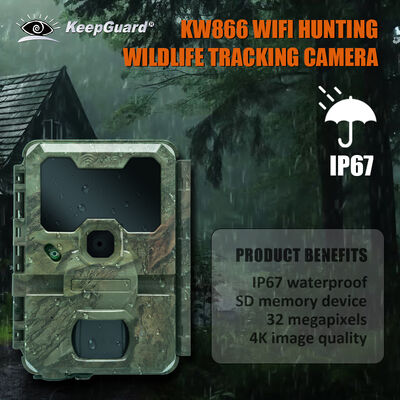 Voorraad draadloze WiFi Bluetooth Camera Mobiele Trail Camera Ideaal voor jacht Veiligheid en Wildlife Monitoring Applicaties