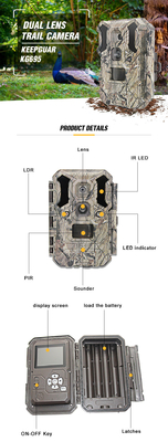 Infrarode LEDs-het Wild de Jachtcamera 30MP 1080P IP66