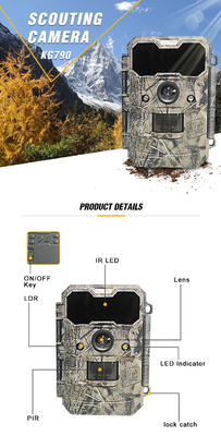 IP67 Camouflage No Glow Infrarood Fast Trigger Deer Hunting Trail Camera