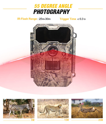 IP67 Camouflage No Glow Infrarood Fast Trigger Deer Hunting Trail Camera