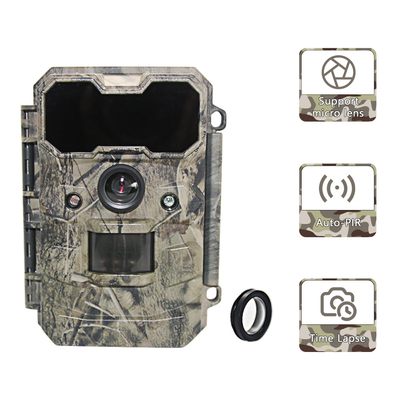 24MP Scouting Trail Camera Geen de Visie0.25s Trekker van de Gloed Zwarte Infrarode Nacht