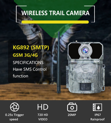25m IRL MMS GPRS Cellulaire Spelcamera Dynamische 4G Draadloze SMTP