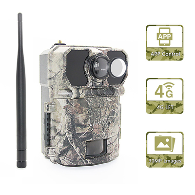 LCD Display 4G Trail Camera Programmable 940nm NO GLOW ICCID FTP SMTP MMS APP controle jacht accessoires