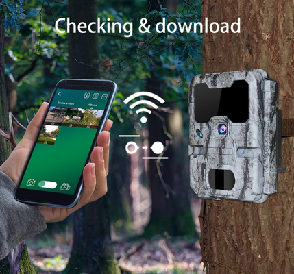 30MP Camo Wifi Surveillance-Camera140ma SDHC Kaart voor Controle