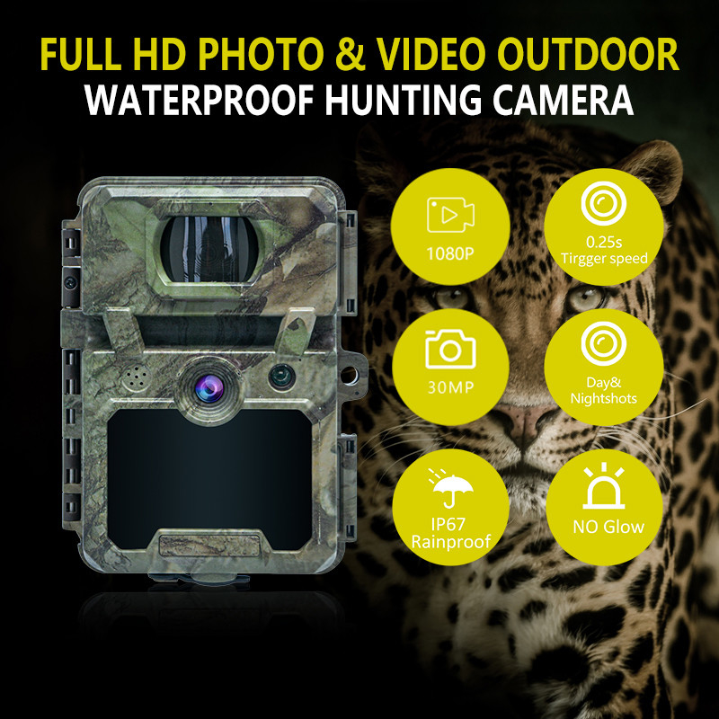 KW571 Fabriek OEM ODM Mini Wildlife Scouting Timelapse Trail Camera IP67 No-Glow CMOS Sensor en SD Memory Nachtzicht