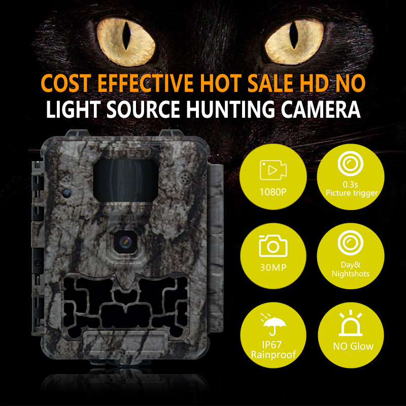 KW561 Trail Infra Cam Mini 30MP 0.25s Snelheid 4K Video Resolutie Waterdicht CMOS Sensor SD Me