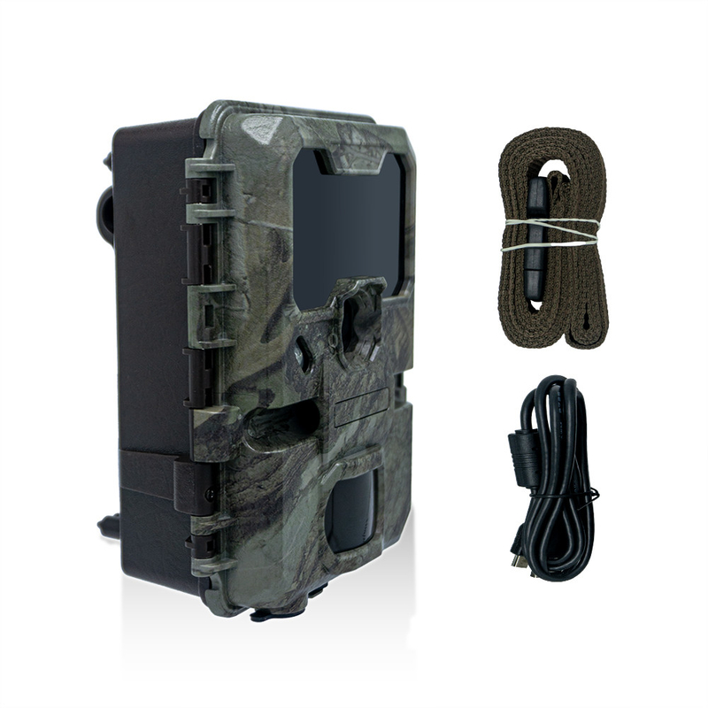 Jachtcamera KW788 waterdicht IP65 4K video met 30 fps 32MP 0.25s trigger snelheid tot 512GB opslag voor wildleven onderzoek