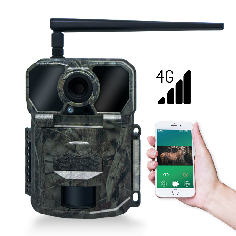 4G draadloze jachtcamera KW896 met antenne 100ft nachtbereik nachtzicht 32MP 2K 0.15s trigger snelheid voor hertenjacht