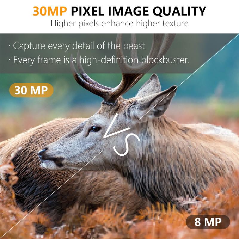 Dual lens verborgen camera KW696 OEM/ODM 0.4s trigger 1080P/30MP waterdicht IP67 100ft nachtbereik voor de jacht op wilde dieren
