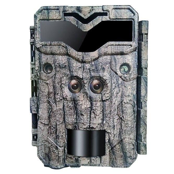 HD jachtcamera's Keepguard Dual-Lens 32MP No-Glow LED Trail Camera 1080P Night Vision Jachtkamera voor wilde dieren
