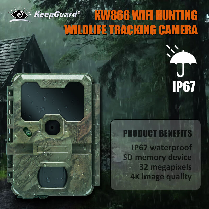 Voorraad draadloze WiFi Bluetooth Camera Mobiele Trail Camera Ideaal voor jacht Veiligheid en Wildlife Monitoring Applicaties
